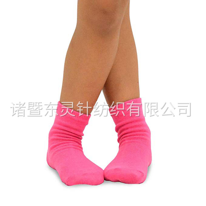 東(dōng)靈 女(nǚ)童棉質基本款船(chuán)襪，6 雙裝