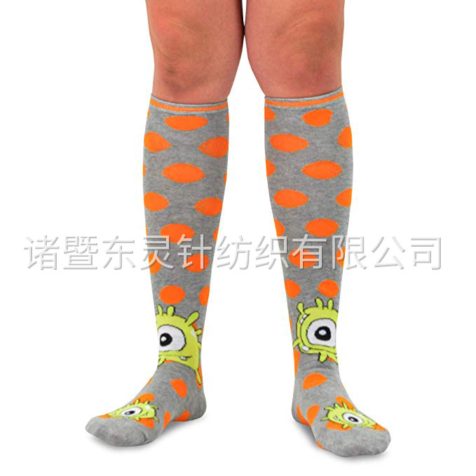 東(dōng)靈 新穎棉質及膝 FUN 襪子(zǐ)3雙裝适用(yòng)于青少(shǎo)年(nián)和(hé)女(nǚ)式