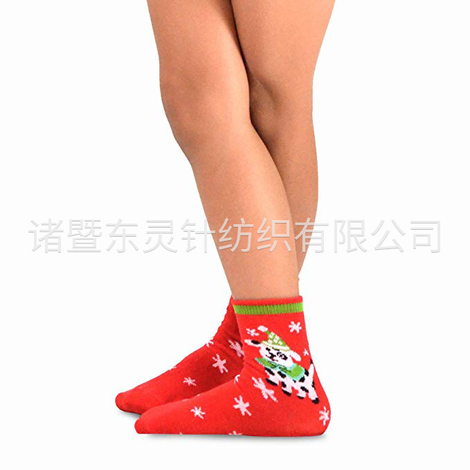 Dongling socks socks Christmas cotton fun for children